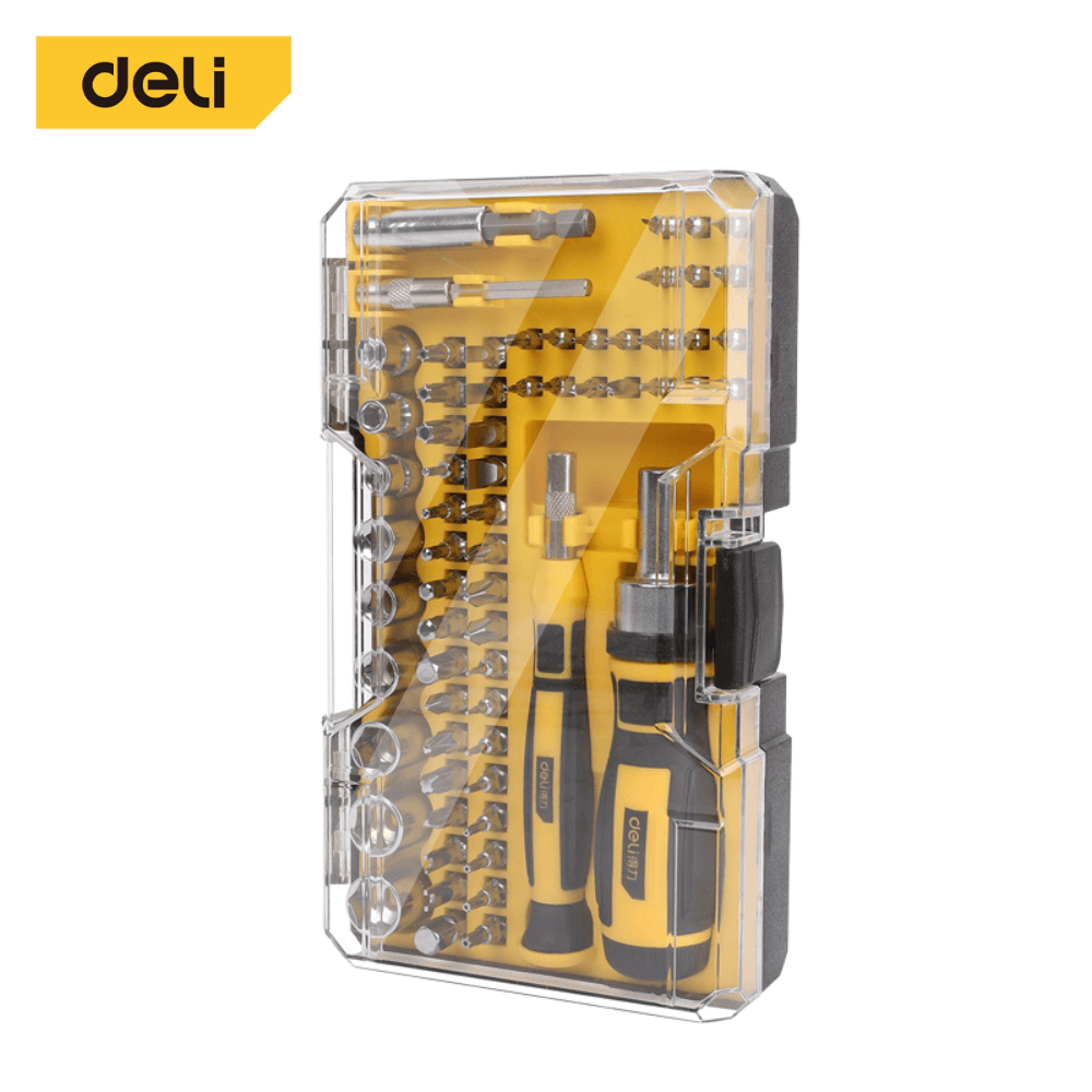 ชุดไขควงเปลี่ยนหัว DELI EDL3565-YL-01 65ชิ้น_5